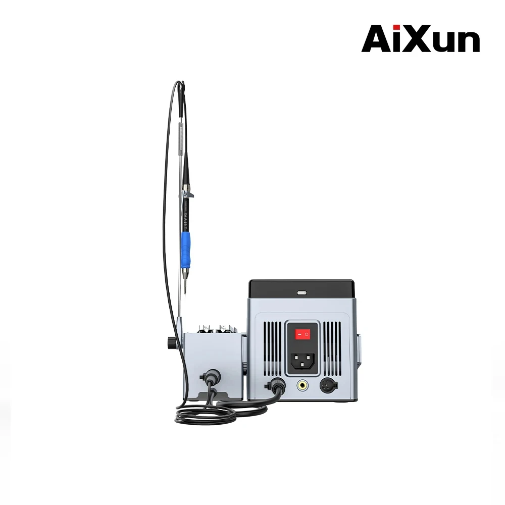 AIXUN T405 dual channel intelligent welding station 2s rapid heating 100W suitable for115 handles global remote software upgrade