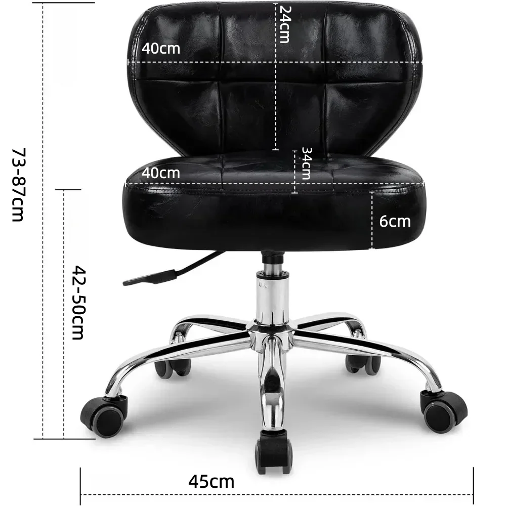 Табурет для педикюра для Nail Tech, гидравлический салонный спа-табурет с поддержкой спины