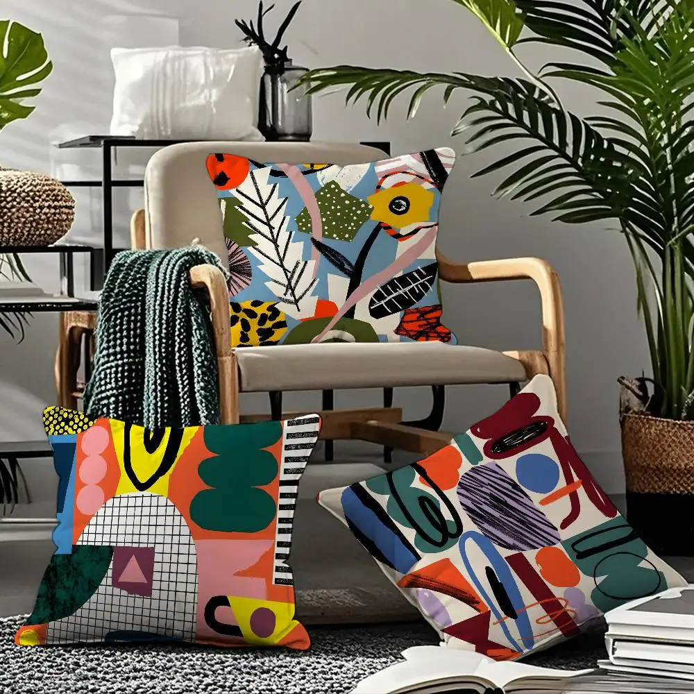 

A-Atelier Bingo Anime Art Pillow Case Comfort Sofa Bed Silky elegant Invisible zipper Custom Decorative cushion cover