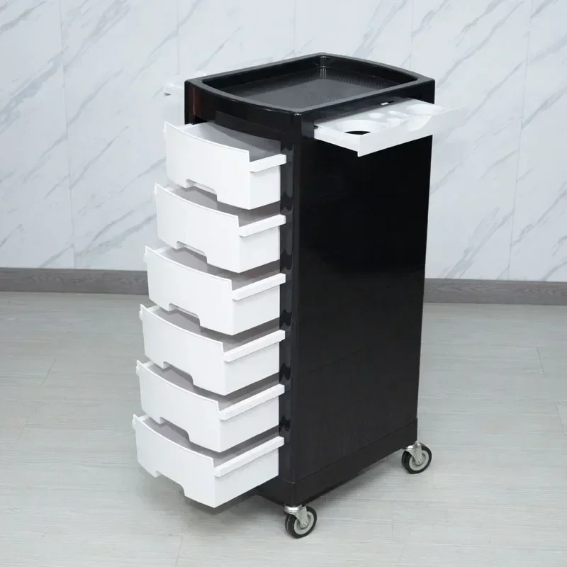 Japanese Style Nail Salon Trolley Barber Shop Storable Originality Trolley Multifunctional Modern Furniture Skjuta En Vagn HBSC