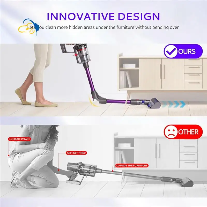 Varita de extensión plegable AEF4, Compatible con Dyson V7V8V10 V11 V15, repuestos de aspiradora inalámbrica, reemplazo de varita de liberación rápida