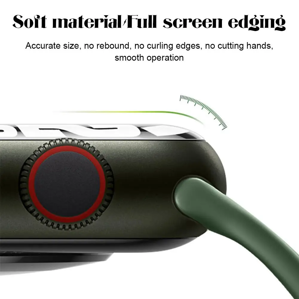 ฟิล์มกันรอยสำหรับนาฬิกา Apple วอทช์10ฟิล์มความละเอียดสูงเต็มจอฟิล์มนิ่มป้องกันรอยขีดข่วนนาฬิกาผู้ชายหน้าจอ