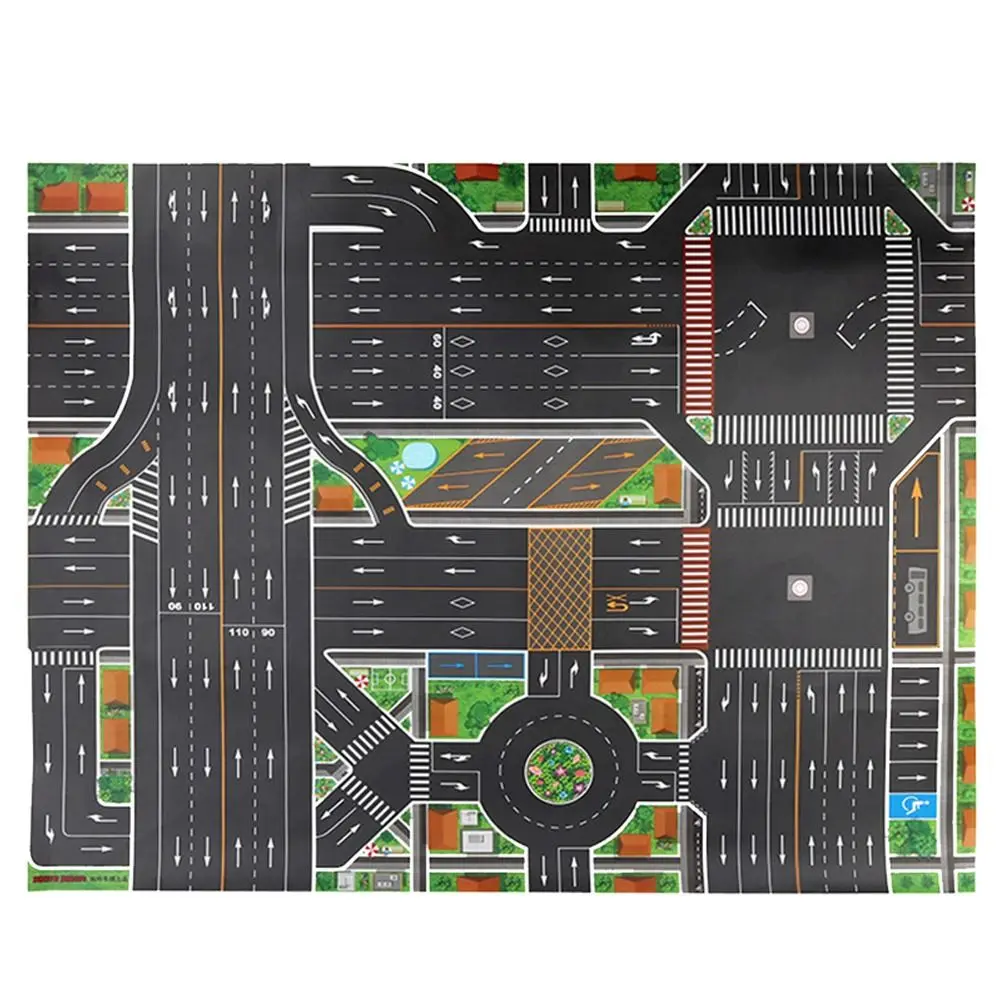 Zabawki dla dzieci Mapa drogowa Samochody Prezent dla dzieci DIY Znaki drogowe Miejski parking Mapa drogowa Dywanik drogowy Mata do zabawy Maty do wspinaczki Zabawki