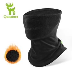 Qunature Keep Warm Balaclava Winter Thermal Face Cover Ski Windproof Cap Outdoor Cycling Cap Skin-friendly Scarf Half Face Mask