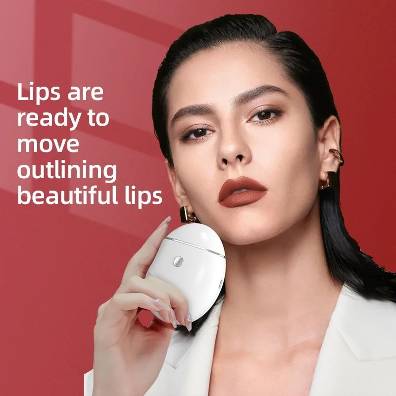 Portable Electric Silicone Lip Massager for Plumper Lips, Lip Care Device, Beauty Tool