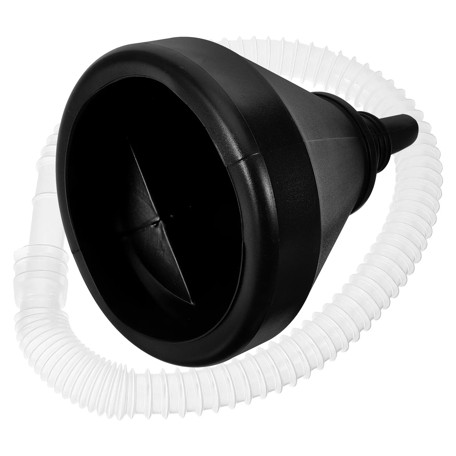 Funil de óleo automotivo longo com filtro embutido, funil de combustível de plástico resistente para fluido de transmissão de motocicleta e carro