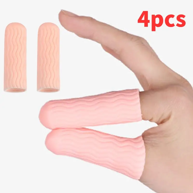 Soft Silicone Finger Protector Wound Blister Protect Feet Foot Care Tool Soft Corn Callus Remover Bunion Corrector Finger Cover