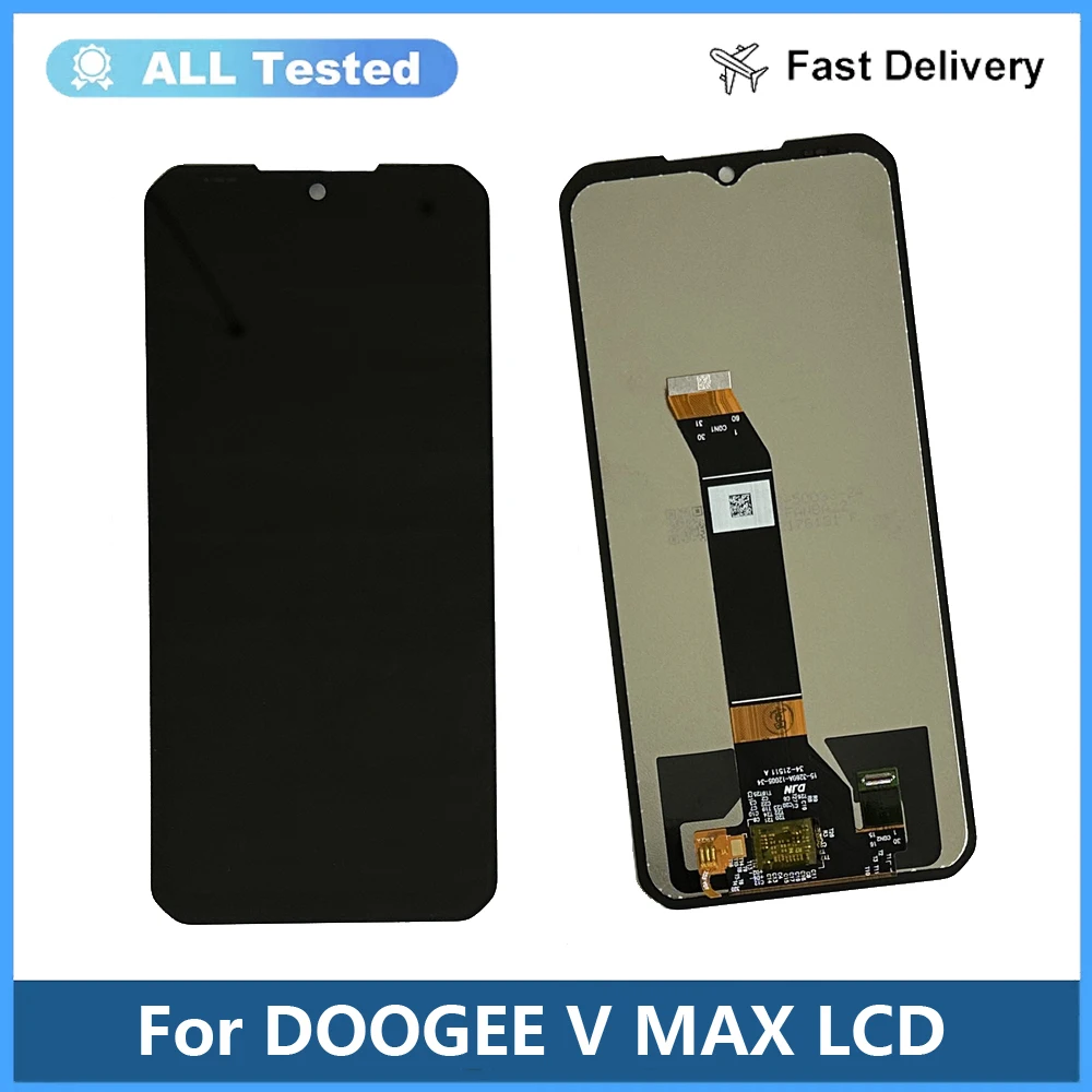 شاشة LCD وشاشة تعمل باللمس استبدال مجموعة الزجاج ، مستشعر العرض ، DOOGEE V Max