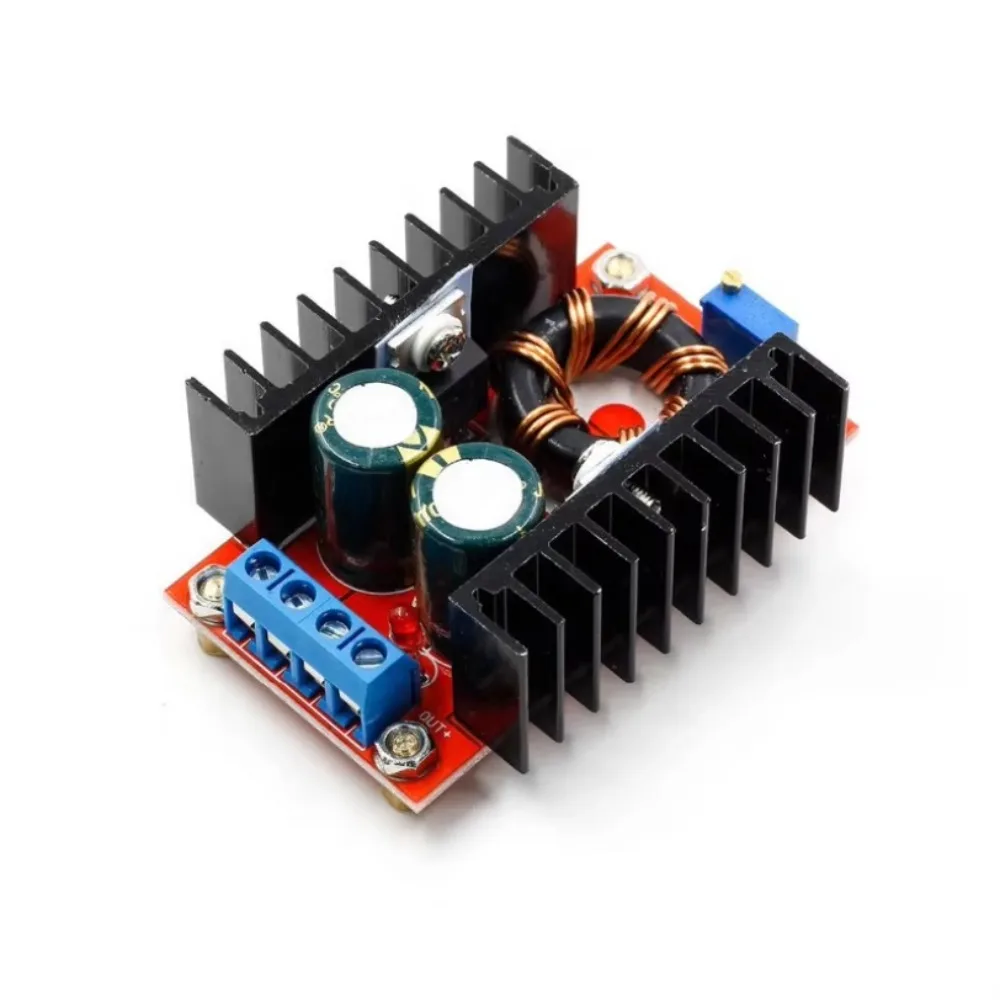 

DC-DC Car Laptop Mobile Power Supply Adjustable 10-32V to 12-35V 150W Booster Module