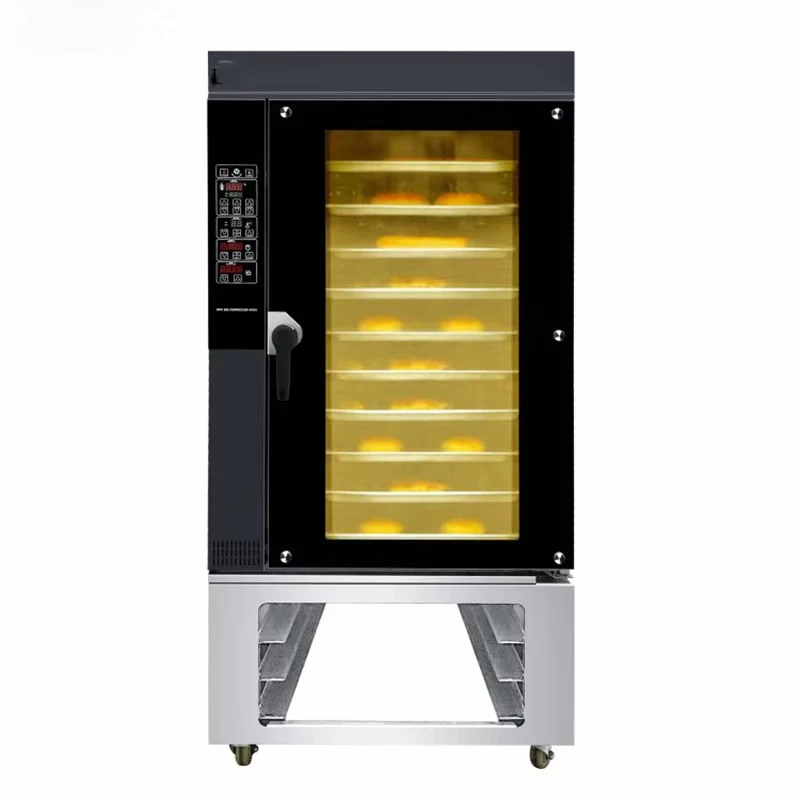 Automatic 10 Tray Stainless Steel Hot-Air Electric Convection Oven Restaurants Food Shops Bakery Equipment Available