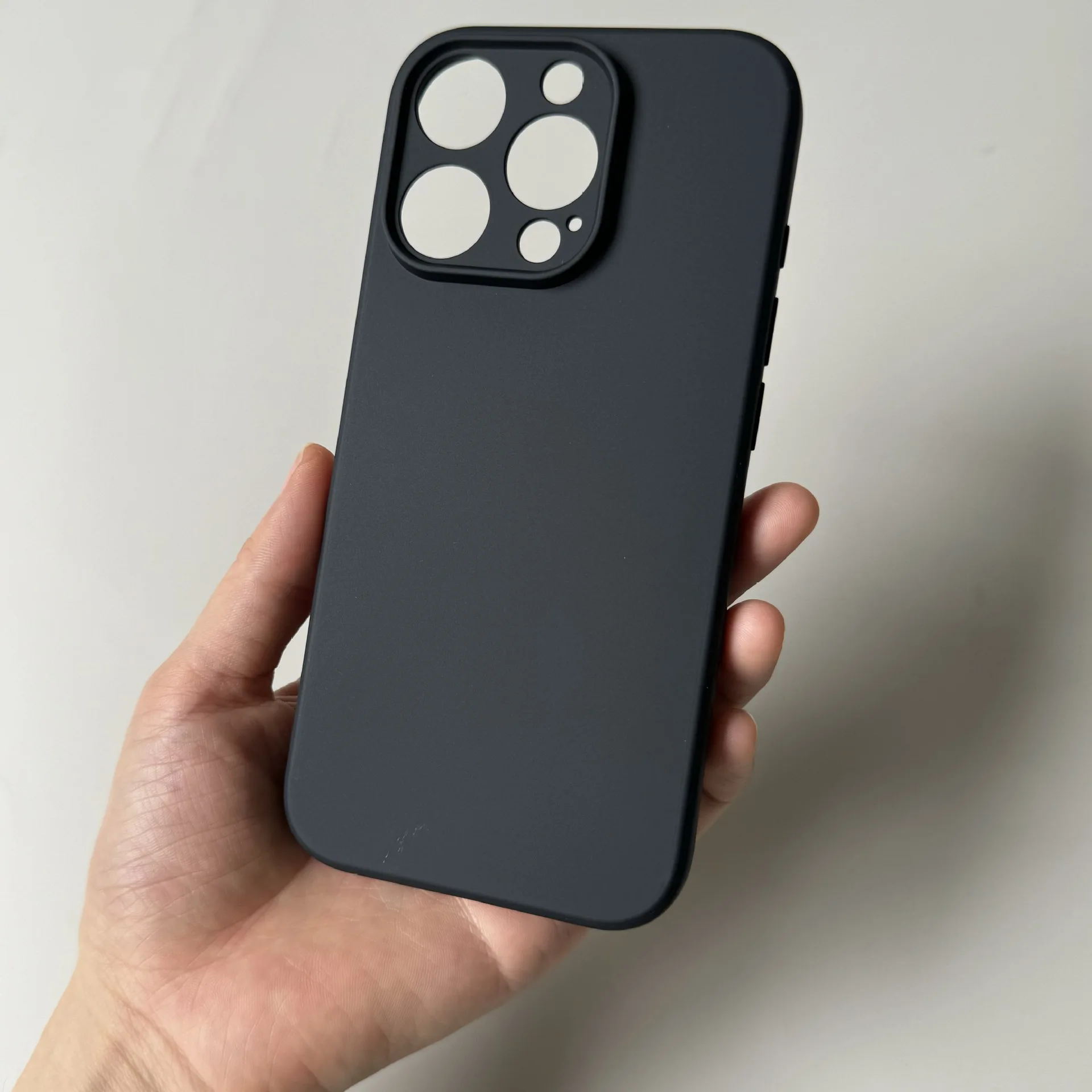 Luxus Silikon matt Handy hülle für iPhone 16 Pro Max 16 plus schwarze Rückseite Hüllen – Detail 8