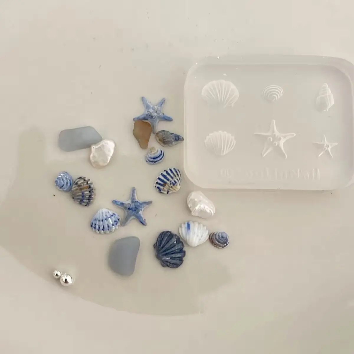 

Ocean Style Shell Starfish Conch Nail Art Stamping Carved Silicone Mold DIY Template Stencils Reusable Tools 2026 New Arrivals