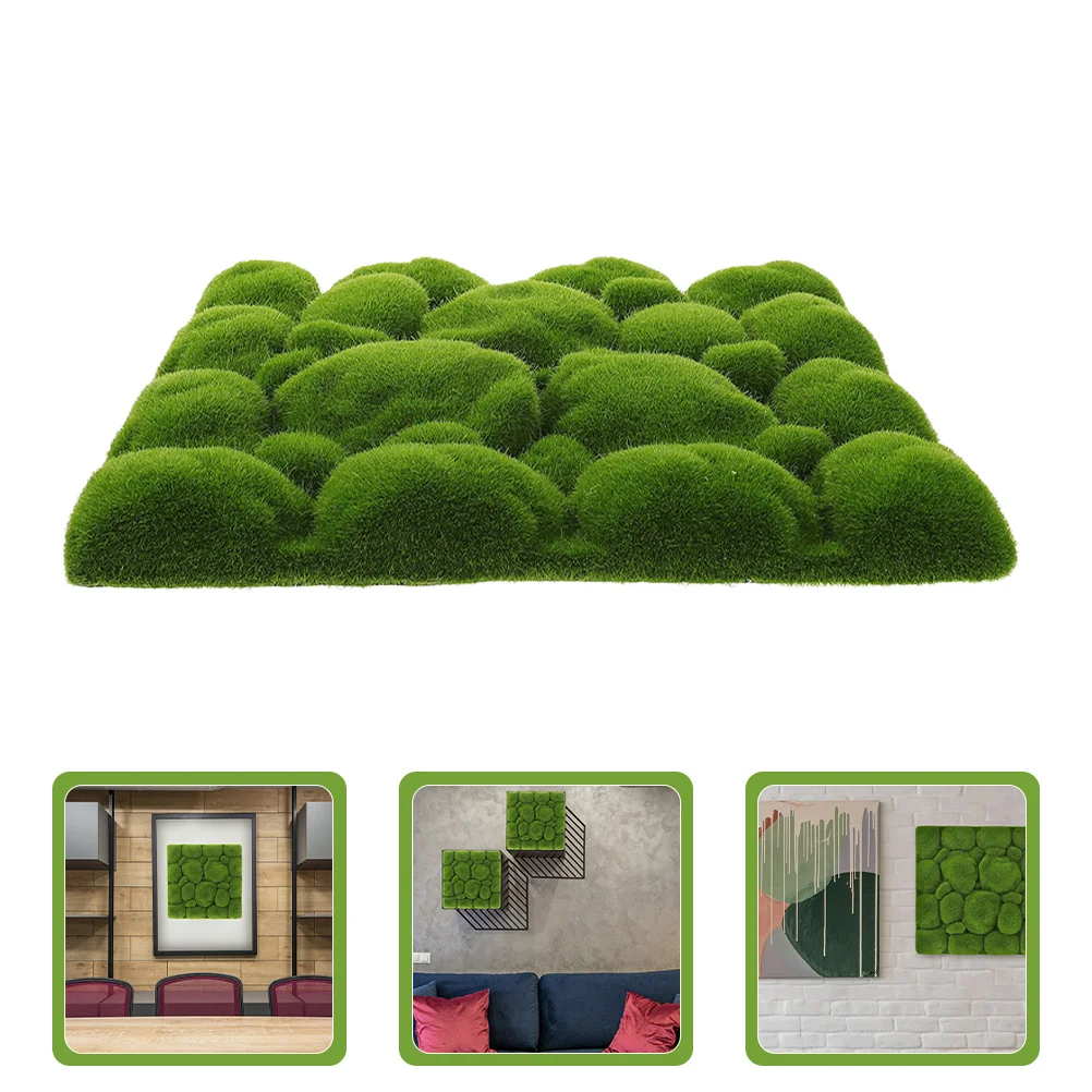 

3Pcs Artificial Moss Foam Panel Realistic Green Wall Hanging Background Decoration Artificial Moss Landscape Decoration