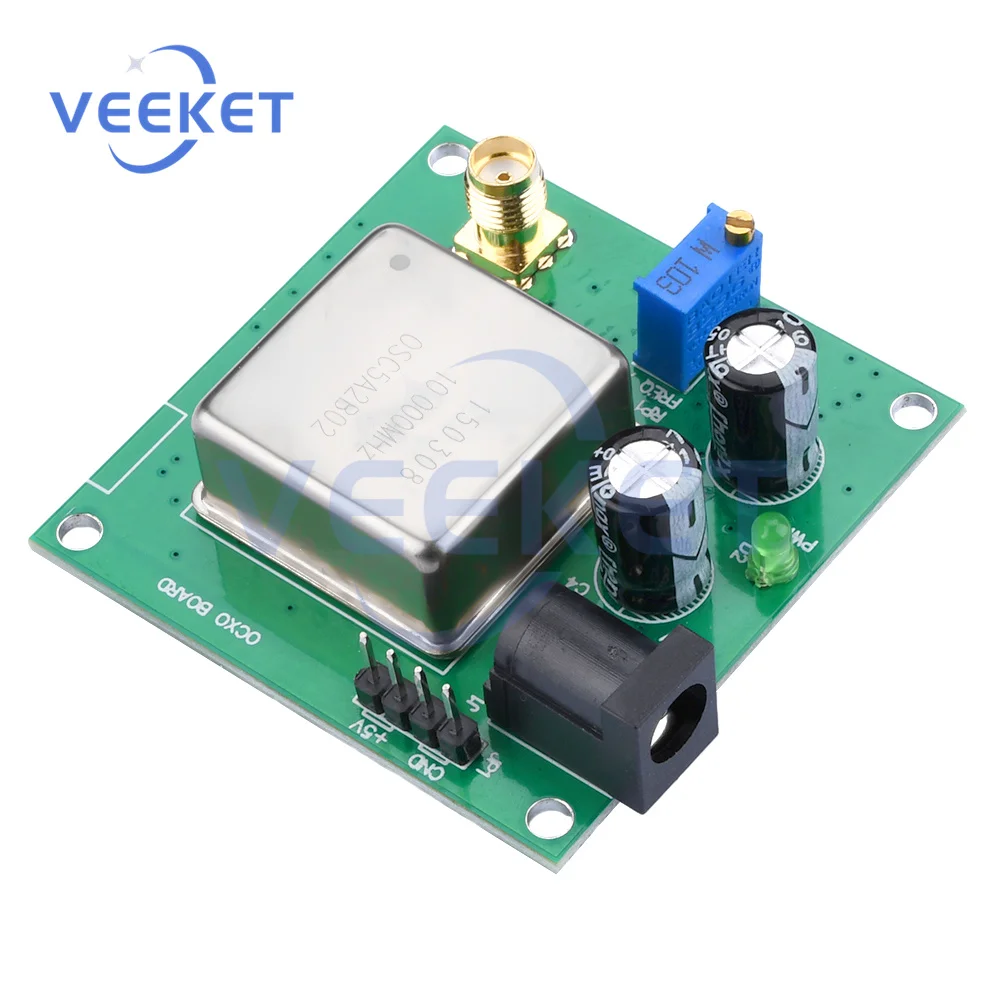 OCXO-10M-2525-N 10MHz OCXO Frequency Standard Board Sine Wave Output SMA Interface 10M Reference Board