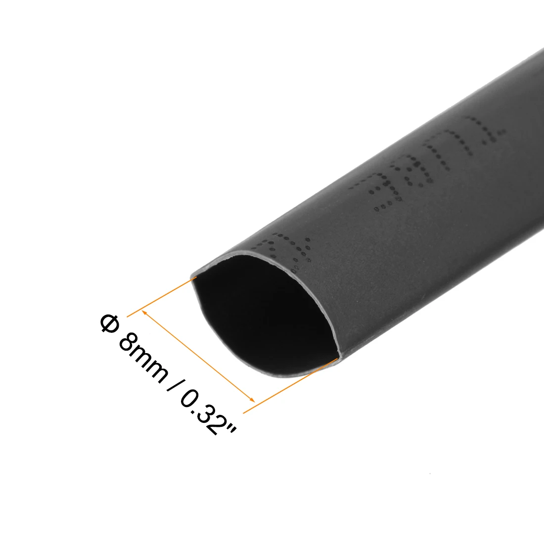 3/7m Heat Shrink Tubing 8/10/12/14/16/18mm Dia 13.7-30mm Flat Width 2:1 rate Heat Shrinkable Tube Cable Sleeve ElectricWire Wrap