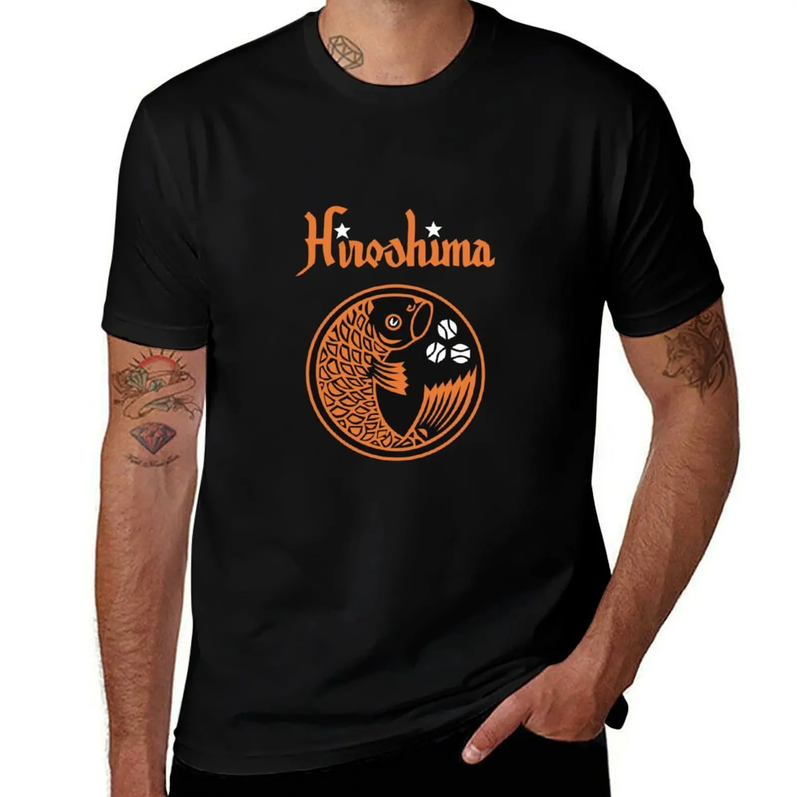 

Hiroshima Carp Retro T-Shirt Trend Art Print T-Shirt