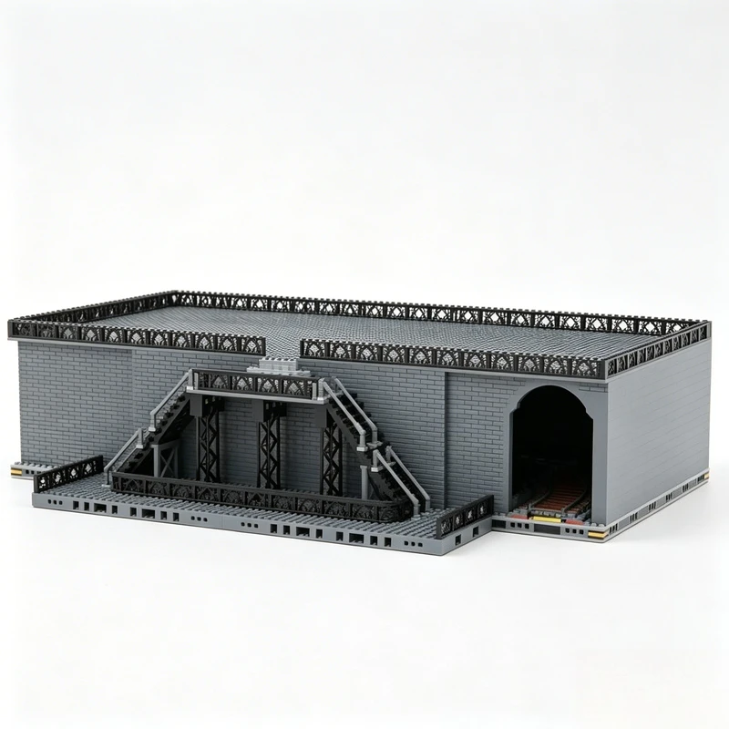 2980PCS Redesigned Loop Coaster Tunnel on MILS Track MOC Model Building Blocks DIY Assembly Educational Birthday Christmas Gift