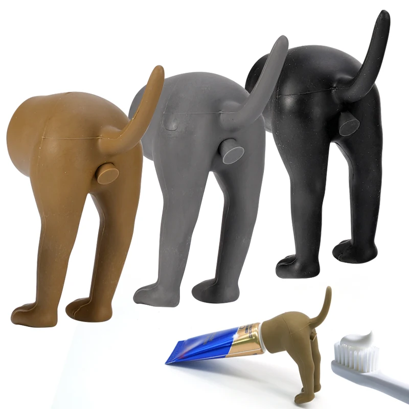 

3Pcs Dentistry Novelty Gift Funny Toothpaste Dispenser Squeezers Puppy Dog Toothpaste Cap Covers Dentist Souvenir for Kids Adult