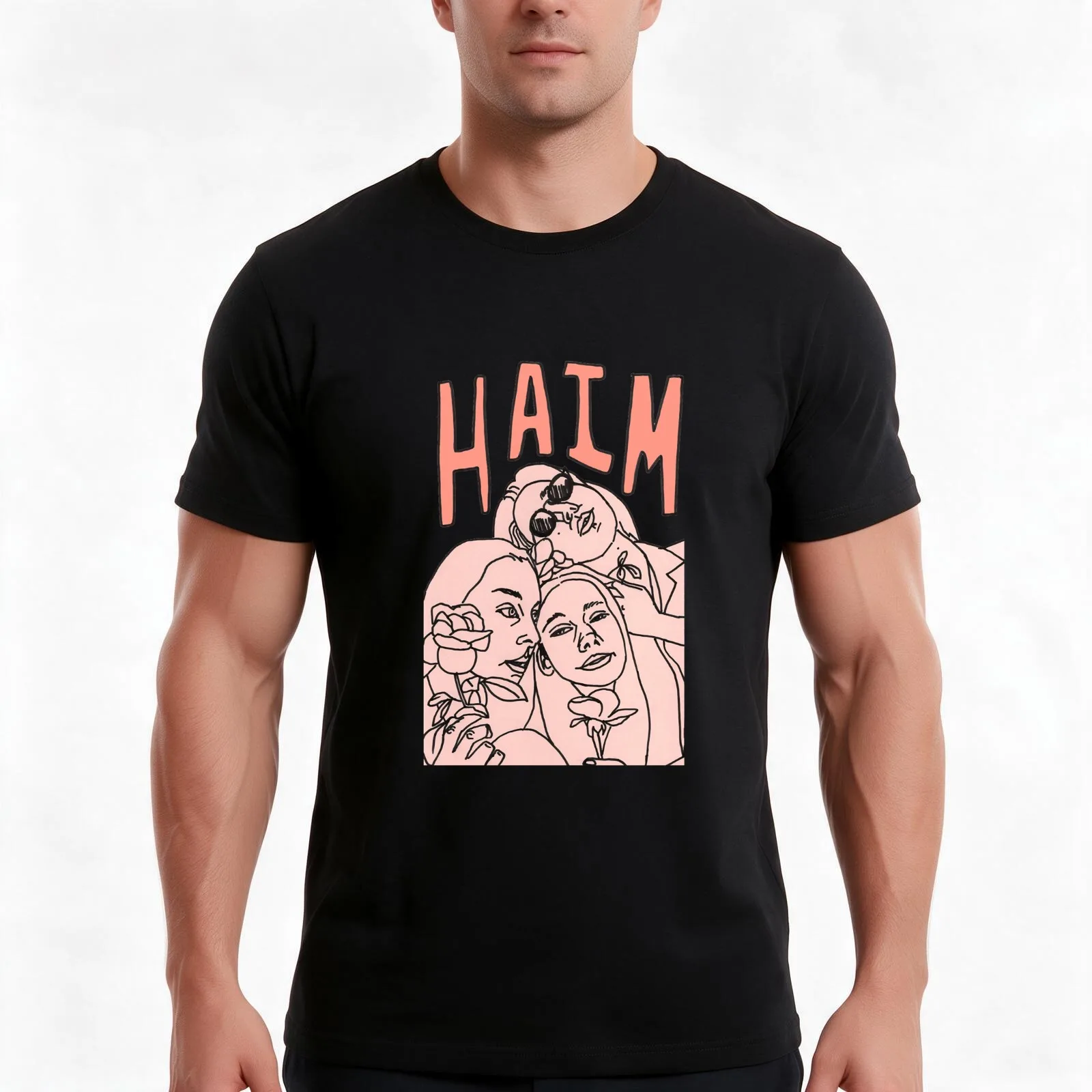 American Pop Rock Band Including 3 Branches Bandhaim T-Shirt, Vintage Retro Graphic Tee, Unisex Summer Casual Streetwear Top