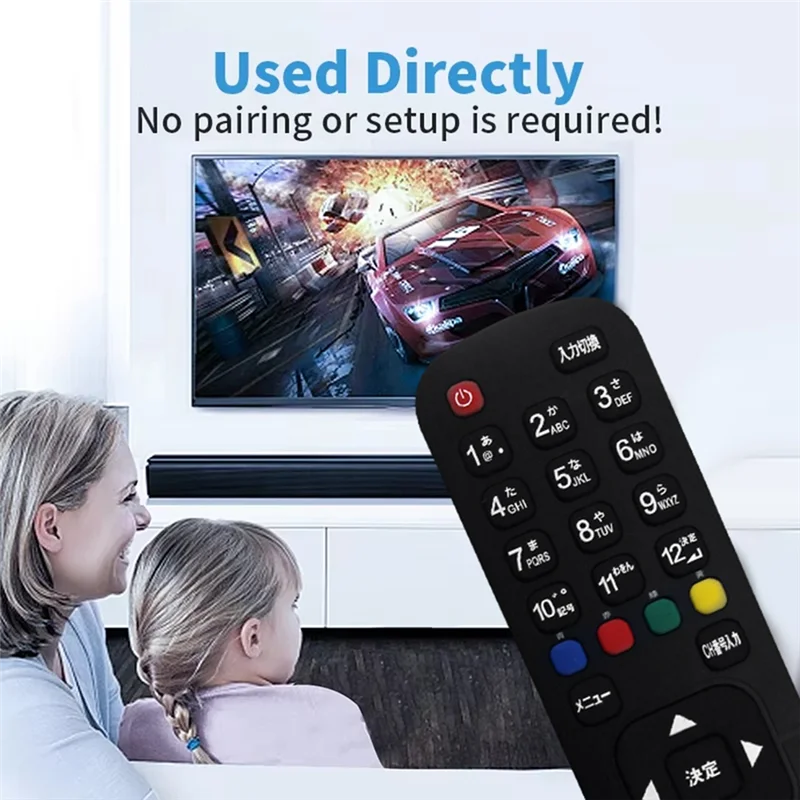 

CABE-Replace Remote Control EN2P27 For HISENSE TV 50V Type HJ50K323U, 43V Type HJ43K300U Remote Control