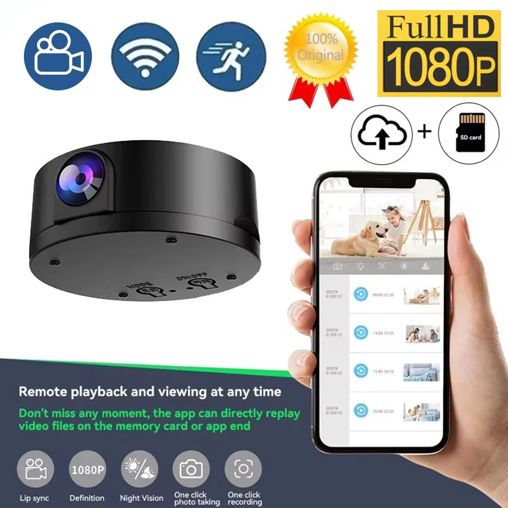 1080P HD Wireless Smart Überwachung WIFI Mini Kamera Hause Fern Überwachung High-definition-Nachtsicht HD Kamera Für Sicherheit