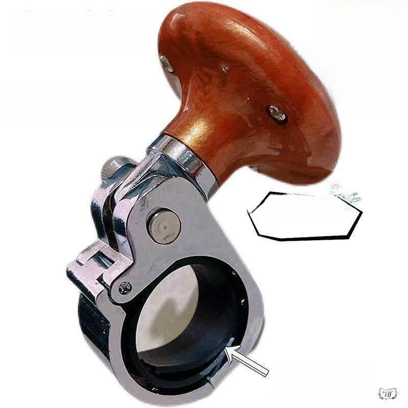 Car Steering Wheel Helper Ball Metal Single Hand Turning Automobile Mounted Ball Bearing Directional Assistance Gloves