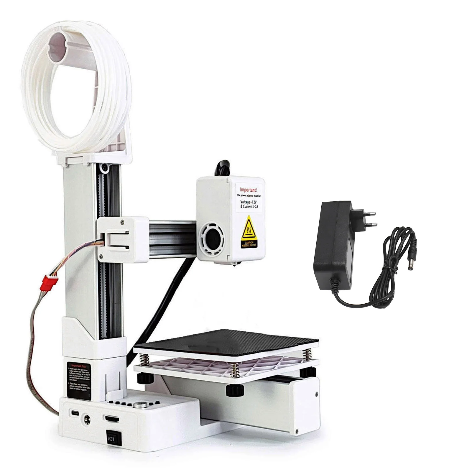 Kleine Frequentieverdeling Multiplexing 3D-printer Hoge nauwkeurigheid Snelle verwarming Compacte 3D-drukmachine 100X100X100MM