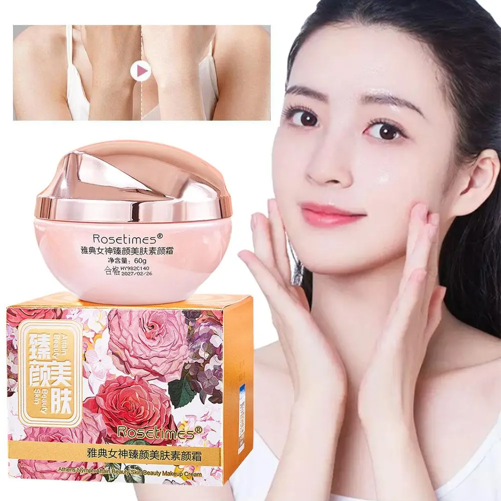 Skin Beautifying Cream Sunscreen Concealer Blemishes Coverage Spots Care Moisturizing Brightening Skin 60g Repairing Q5X8