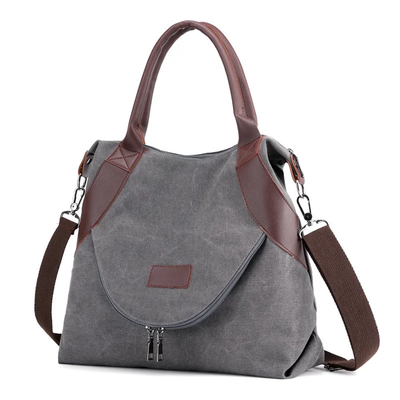 Multifunctionele Canvas Tas Dames Casual Crossbody Tas Nieuwe Koreaanse Mode Veelzijdige Trendy Schoudertas Dames Handtas