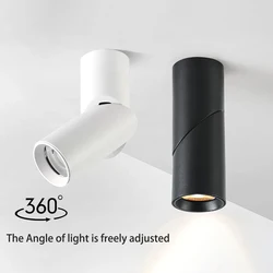 LED Downlights Dimmable 10W 12W 15W 18W Surface Mounted Ceiling Lamps Spot Light Warm /Natural /Cold White AC 85-265V + Driver