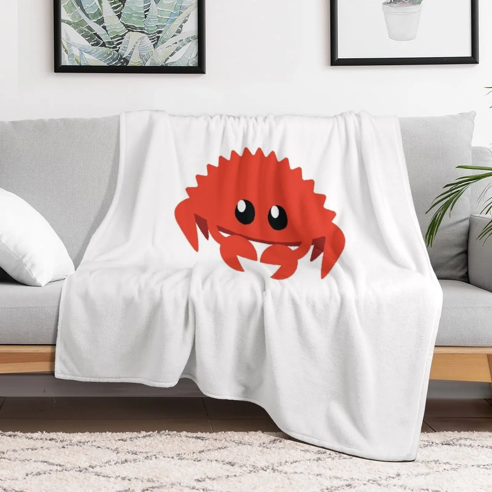 Rustlang, Rust Programming Language Throw Blanket Sofa Fashion Sofas Flannel Blankets