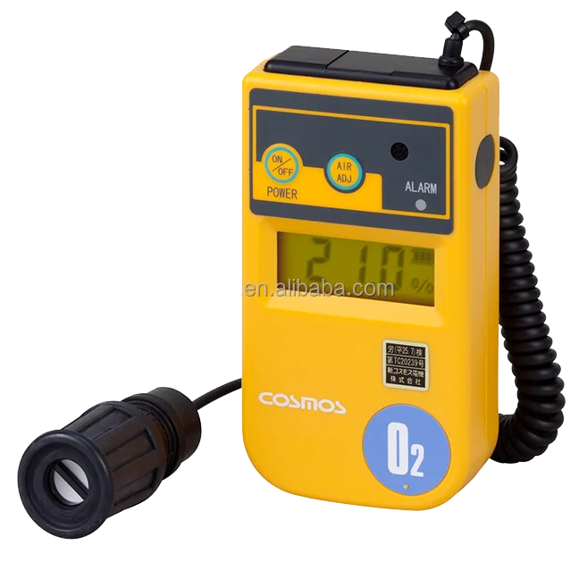 

newcosmos portable Diffusion XO-326IIsABC Digital Oxygen Indicator for single O2 Gas concentration detector