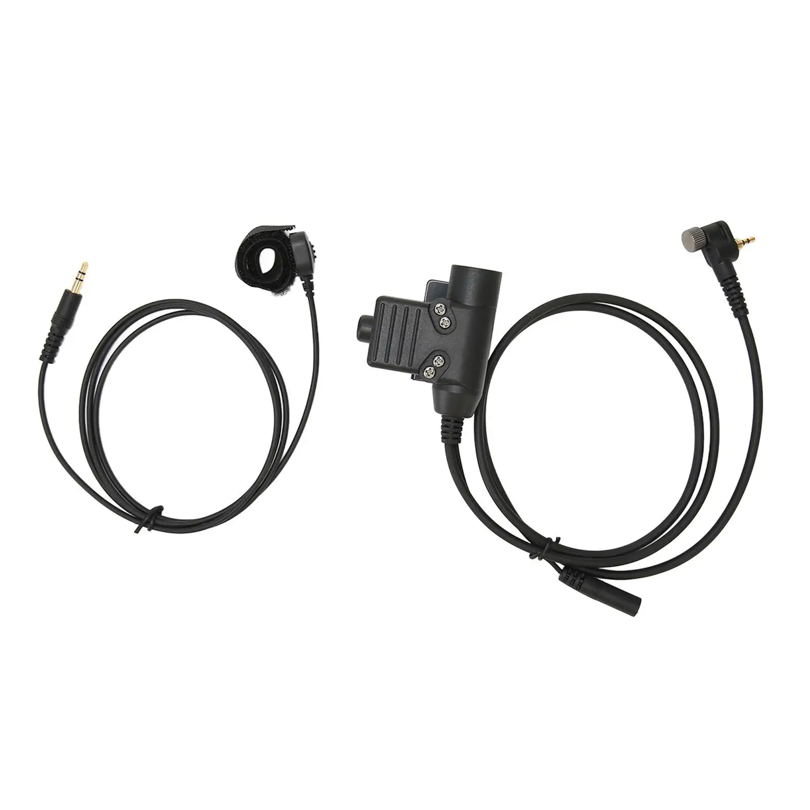 

U94 PTT Adapter for mtp850 Walkie Talkie - 2 Way Radio Connector, Handheld Microphone & Earpiece Adapter