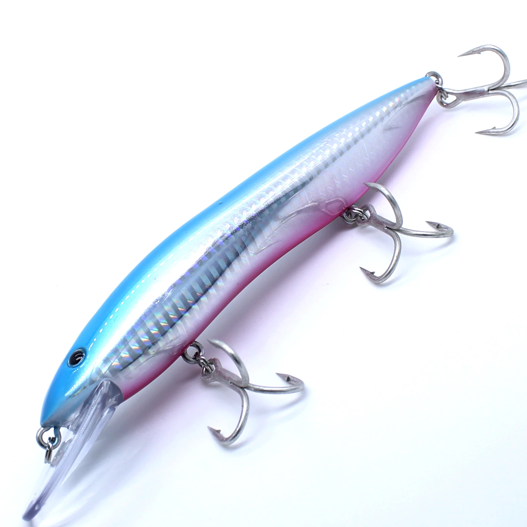 Aoclu-harter Köder für Tiefsee boote, schwimmende Elritze, Jerkbait-Rassel, Stein köder, 4x Drillinge, japanische Qualität, 150mm, 35g, 1 Stk – Detail 18