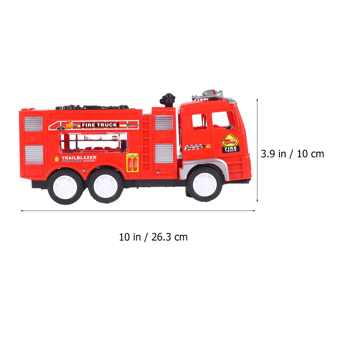 Lamplight Red Music Fire Fighting Simulation Truck Kids Playing Interactive Car Crawling Exercise Educational Activity