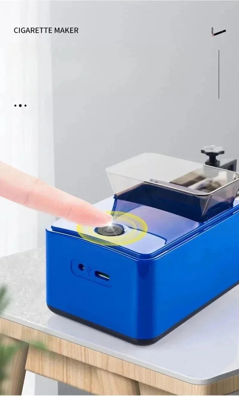 

1 шт., 8,0/6,5, полностью автоматическая машина для изготовления сигарет, небольшая бытовая электрическая машина для изготовления сигарет (европейский стандарт)