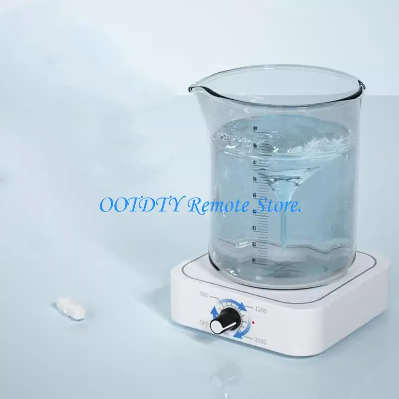  Electric Mixer Mini Stir Plate for Work Experiment Rechargeable