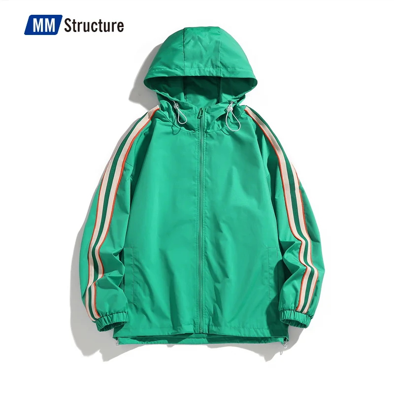 

2022 Sun-proof Thin Men's Summer Outdoor UV Skin Coat Cool Breathable Casual Loose Zip Up Hoodie Jacket