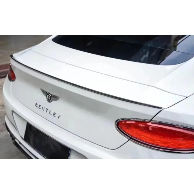 

Real Carbon Fiber Car Rear Wing Trunk Lip Spoiler For Bentley Continental GT W12 2018 2019 2020 2021 2022 2023