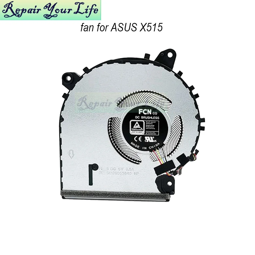 

Cooling fan for ASUS VivoBook 15 X515 X515EA X515EP X515EANS X515MA F515 Laptop CPU Processor Cooler Radiator 13NB0SQ0T01011