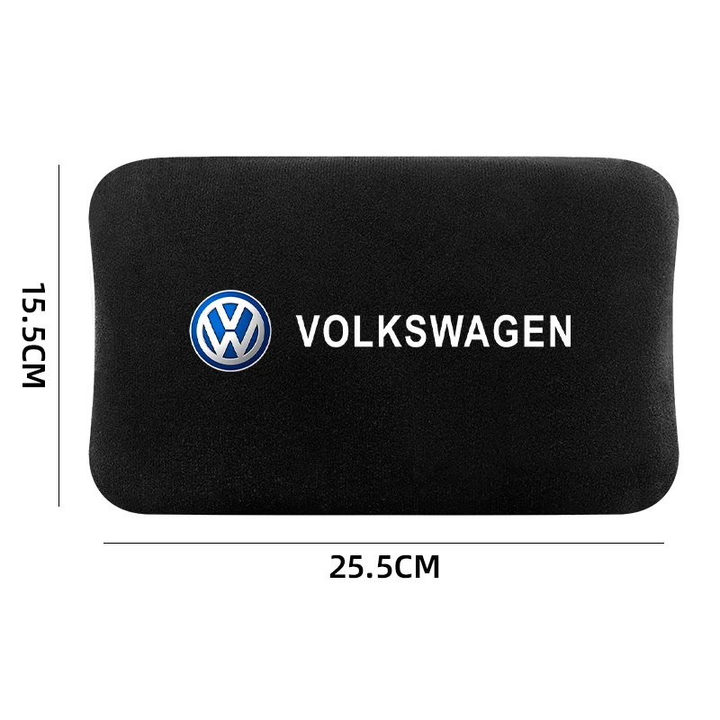 Car Cotton Lumbar Pillow for Car Racing Back To Back Lumbar Cushion For Volkswagen VW GTI TOUAREG TOURAN CADDY PASSAT Auto Parts