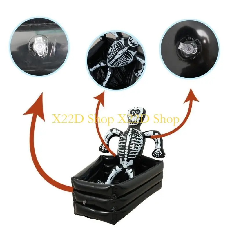 

X22D Plastic Ice Buckets Halloween Candy Bowl Witch Cauldrons Drink Container Beverage Holders for BBQ Party Supplies