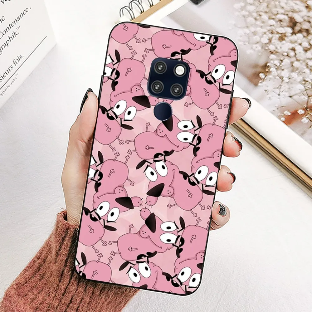 Dog-Courage-The-Cowardly Phone Case For Huawei Mate 10 20 30 40 50 lite pro Nova 3 3i 5 6 SE 7 pro 7SE