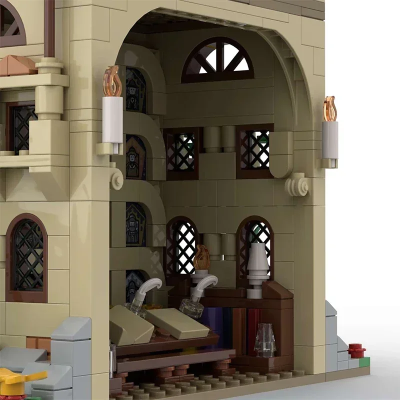 Magical Movies Model Moc Building Bricks Medieval Card Castle Technology Modular Blocks Gifts Christmas Toys DIY Sets Assembly