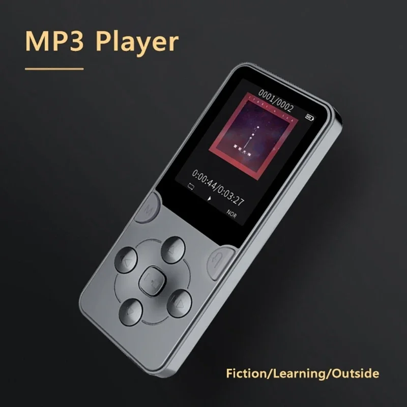 Portable MP3 Player Student Walkman Built-in Speaker With Alarm Bluetooth-compatible Mp3 Music Player Mini Mp4 E-book Recording