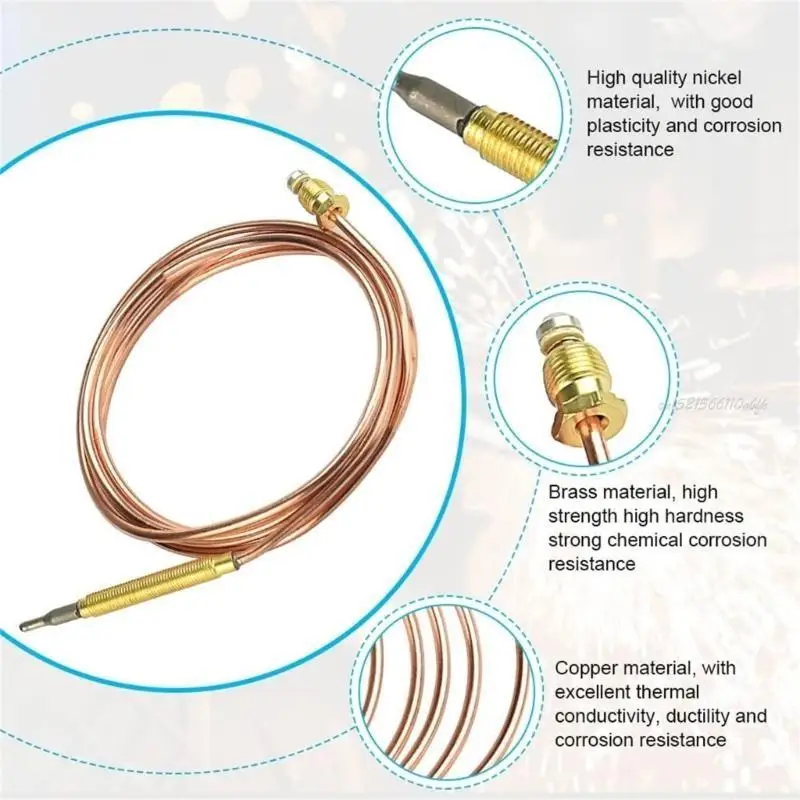 27RB Universal Temperaturmessung Thermoelement Wärmefeste Sonde für Küche