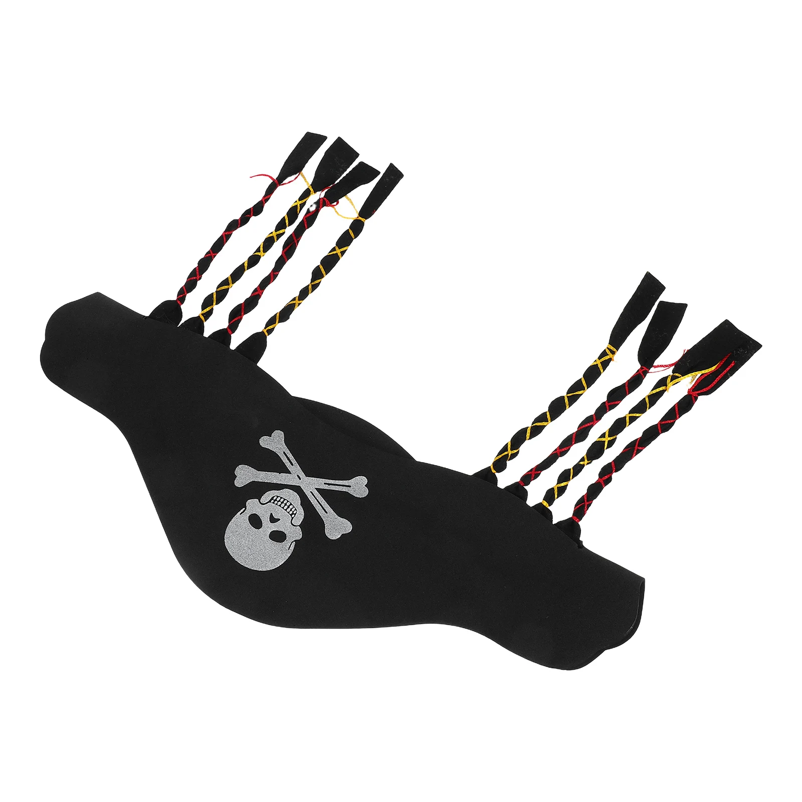 

1pc Pirate Hat EVA Material Adjustable Fit Kids Toys Men Women Halloween Costume Party Accessories Braids Pirate