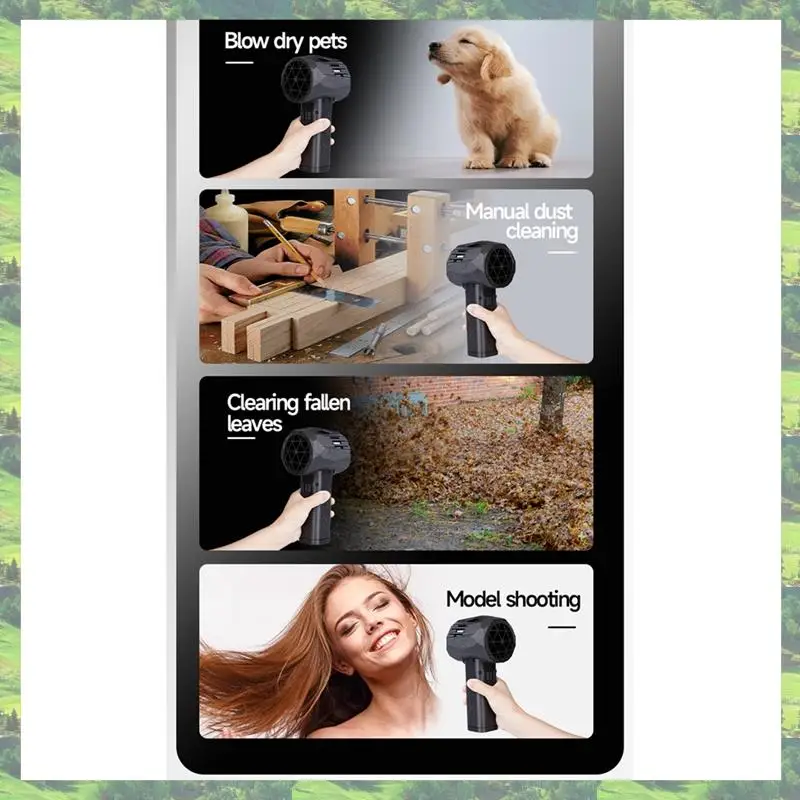 

A59Z-Мини-турбовентилятор высокой мощности, струйный вентилятор, воздушная тряпка, бесщеточный двигатель, пылеуловитель с переменной скоростью, инструмент для очистки, ручной 350 км/ч