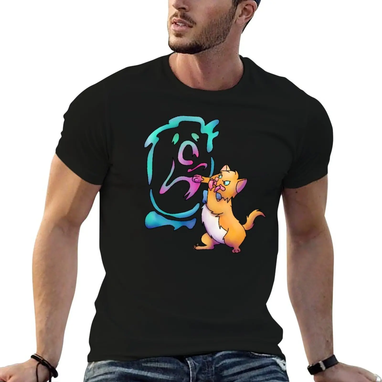 Painting T-Shirt Summer Holiday Casual Tee