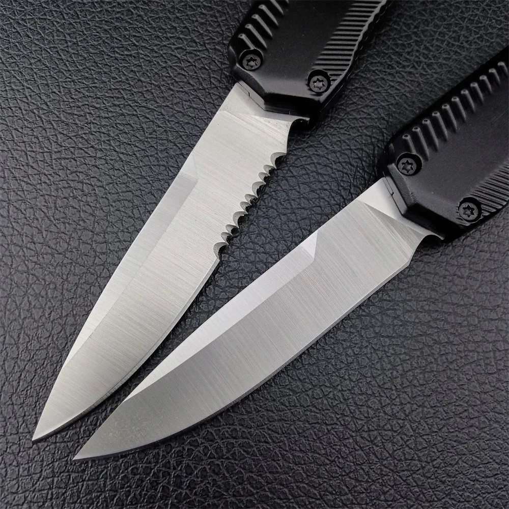 KS 9000 outdoor folding knife 440C blade zinc alloy handle pocket camping hunting knife tactical survival EDC self-defense tool